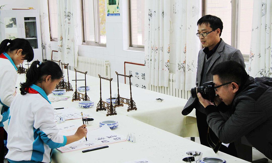 白山常州书法教育微网站开发案例